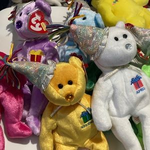 Birthday Beanie Babies set of 11